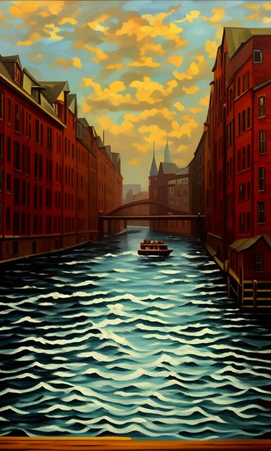 Gemälde der Speicherstadt